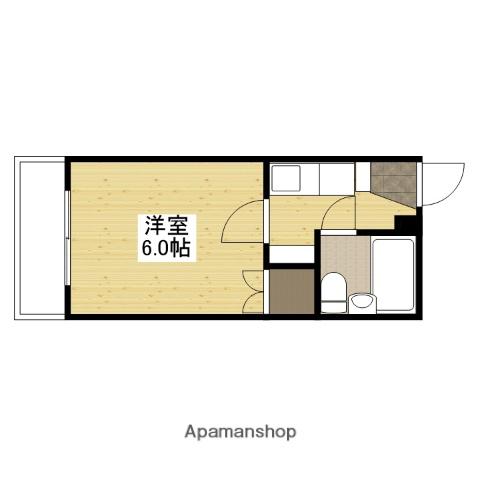 エステート10長束(1K/2階)の間取り写真