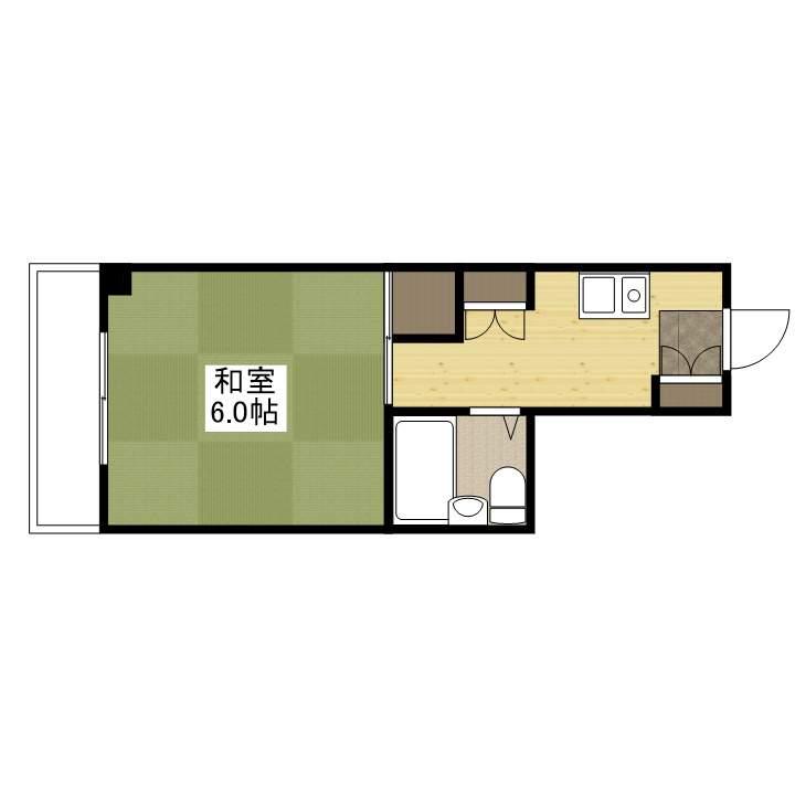 緑井アセットステージ(1K/2階)の間取り写真