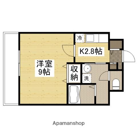 AI COURT南蟹屋(1K/2階)の間取り写真