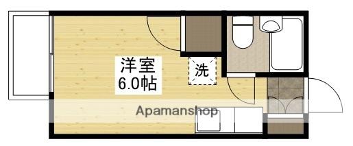 グランツ高須(ワンルーム/1階)の間取り写真