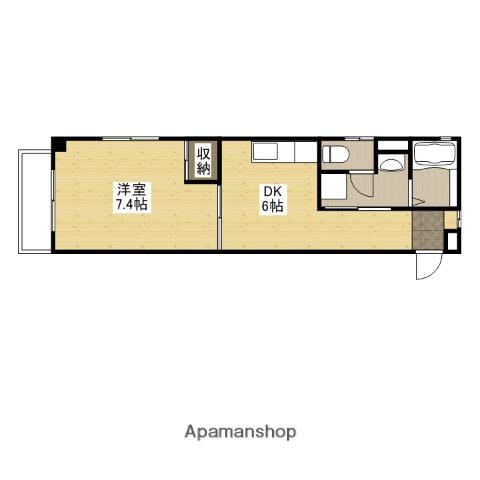 フェニックス21(1DK/2階)の間取り写真