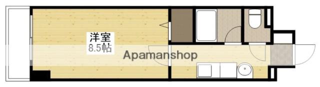 ミーニュ・カーザ(1K/9階)の間取り写真