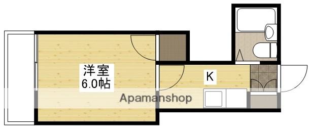 サンライフ東雲(1K/5階)の間取り写真