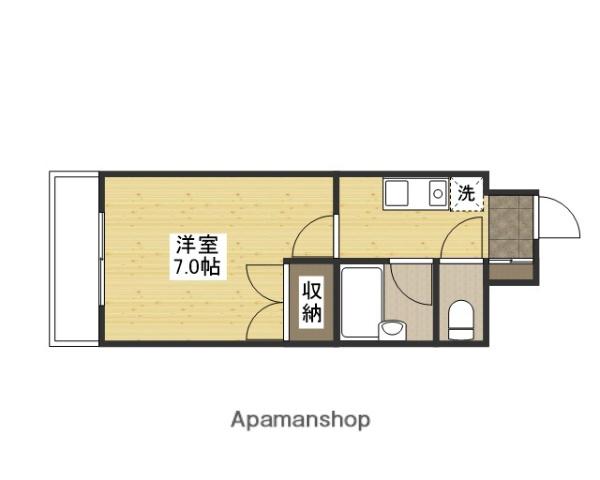 サンローレル串戸(1K/10階)の間取り写真