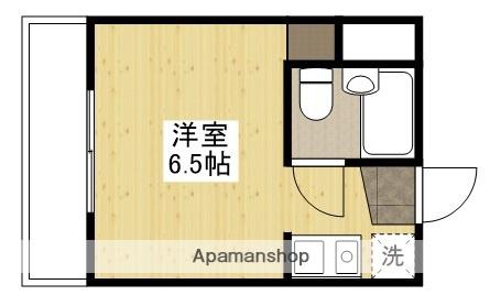 コーポ円満地(ワンルーム/2階)の間取り写真