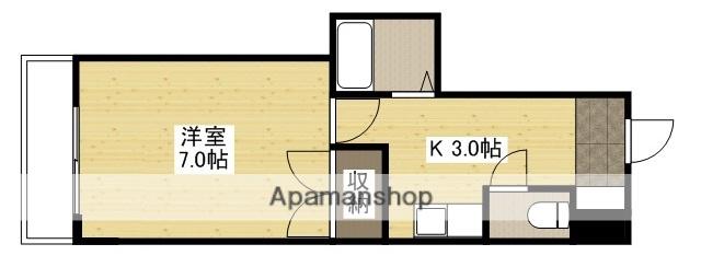 トロール吉島(1K/5階)の間取り写真