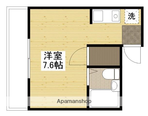 アイビル(ワンルーム/3階)の間取り写真