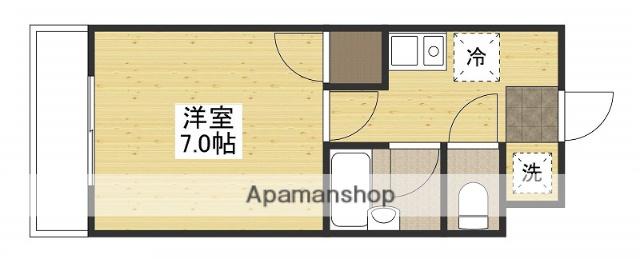 コラールM・S(1K/7階)の間取り写真
