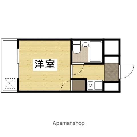スタープラザ三筋(ワンルーム/1階)の間取り写真