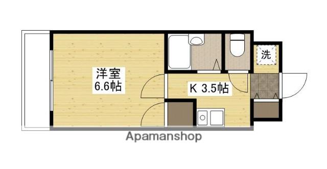 アストラルヤマナカ(1K/5階)の間取り写真