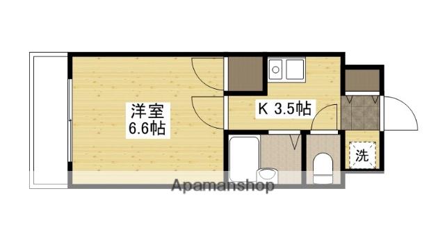 アストラルヤマナカ(1K/12階)の間取り写真