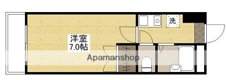 サンライズ三宅Ⅲ(1K/2階)の間取り写真