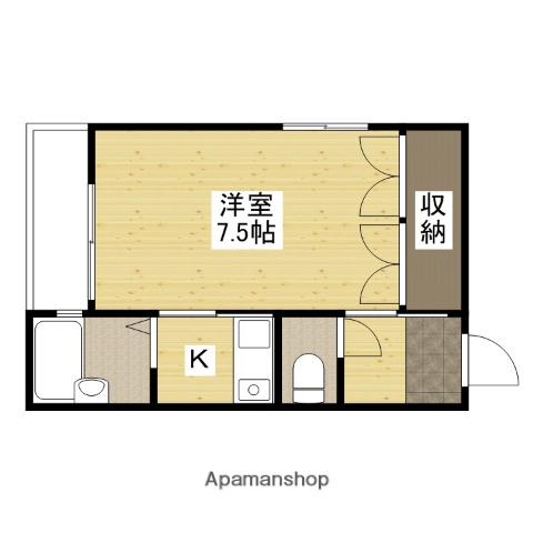 サンブリーズ(1K/2階)の間取り写真