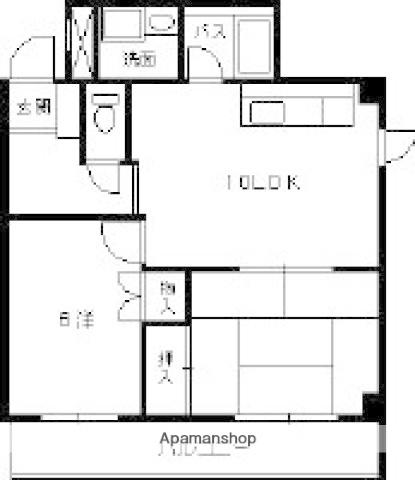 NMAマンション(2LDK/4階)の間取り写真