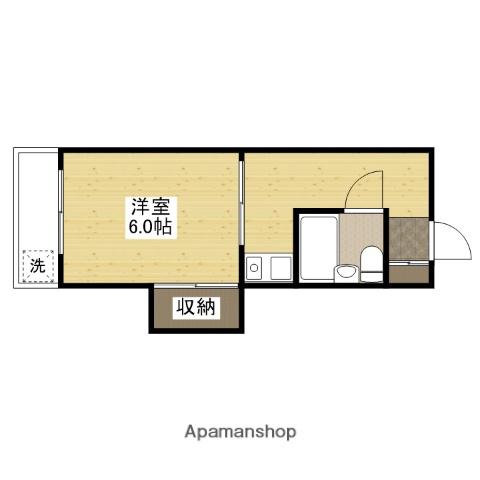 JSビル西原(1K/2階)の間取り写真