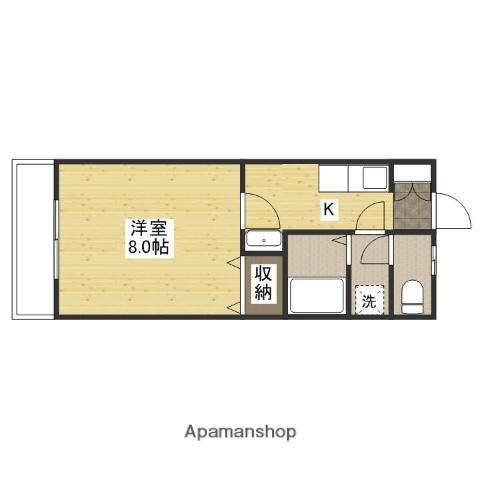 コンフォート和泉(1K/3階)の間取り写真