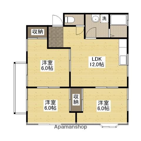 ハイム寺尾(3LDK/1階)の間取り写真