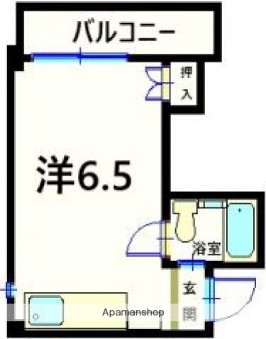 ハイムサンシルク(ワンルーム/3階)の間取り写真