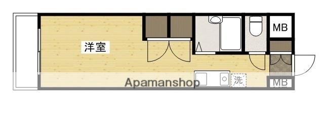第3西十日市ビル(ワンルーム/7階)の間取り写真