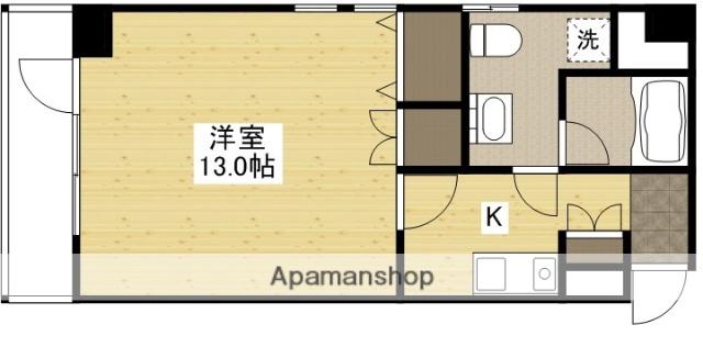 イースト WOOD牛田(1K/9階)の間取り写真