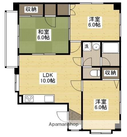 プレンヌ(3LDK/1階)の間取り写真