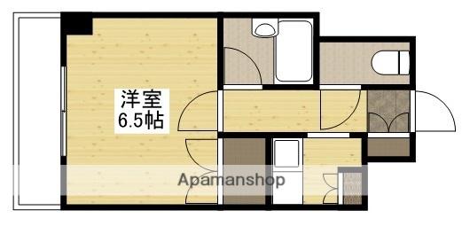 ルミナスⅡ(1K/4階)の間取り写真