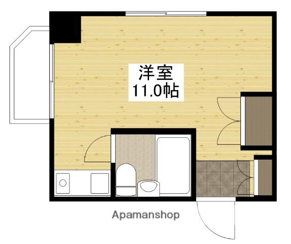 サニーベル住吉(ワンルーム/4階)の間取り写真