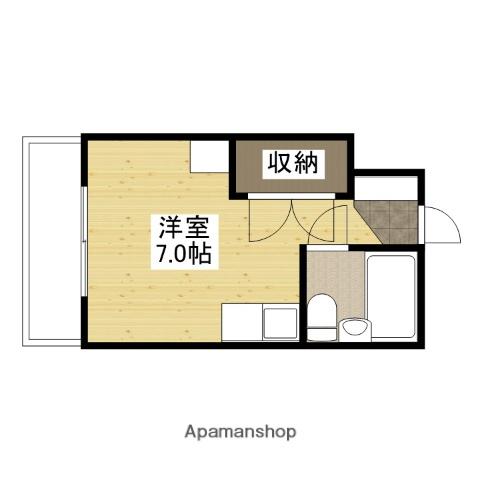 第1ナカムラビル(ワンルーム/5階)の間取り写真