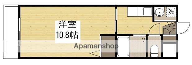 コーディアルグリーン(1K/1階)の間取り写真