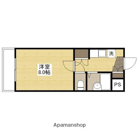 HOPE93(1K/2階)の間取り写真