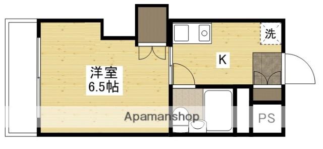 第3中川コーポラス(1K/7階)の間取り写真