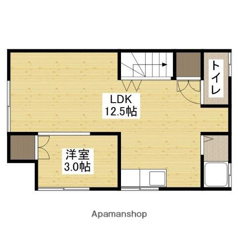 ALL AGES APARTMENT(1LDK/2階)の間取り写真