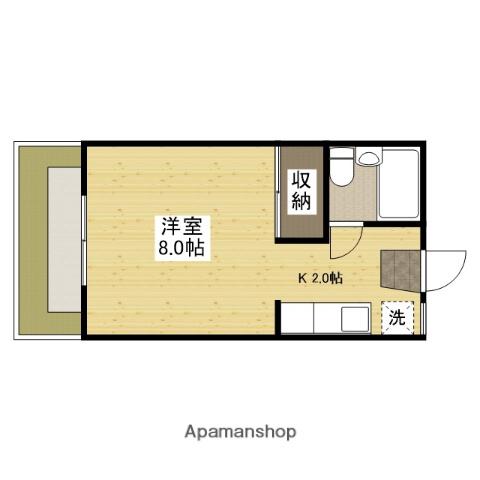 メゾン吉島(ワンルーム/1階)の間取り写真