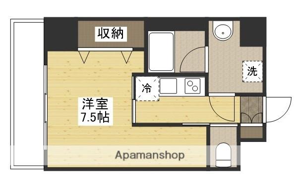 CASA EN Ⅱ(1K/8階)の間取り写真