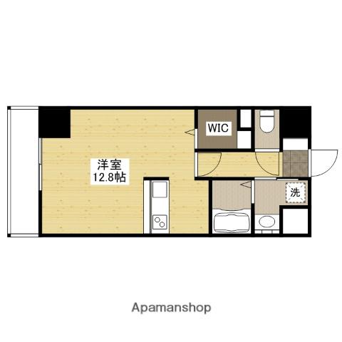 ひらいちセブン(ワンルーム/10階)の間取り写真
