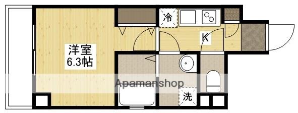 UMWELT BILD ZWEI(1K/2階)の間取り写真