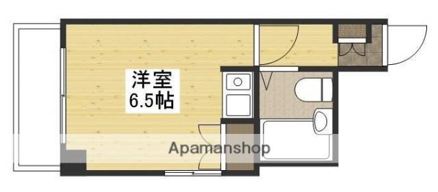 アメニティ吉島通(ワンルーム/3階)の間取り写真