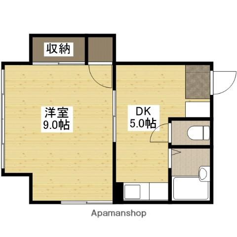 ハイム安東(1DK/2階)の間取り写真
