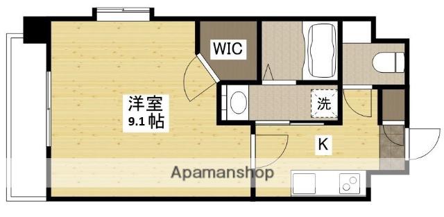 エイトバレー大手町パークレジデンス(1K/9階)の間取り写真