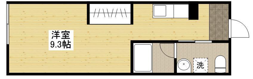 プリマヴェーラ大野中央(ワンルーム/2階)の間取り写真