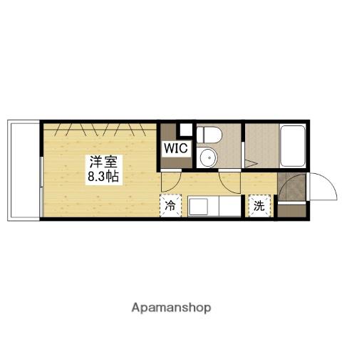 COLLINA五日市中央(ワンルーム/2階)の間取り写真