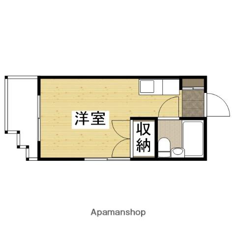 幹ビル(ワンルーム/3階)の間取り写真