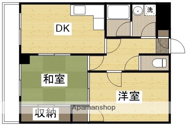 ライブコーポブンカ(2DK/2階)の間取り写真