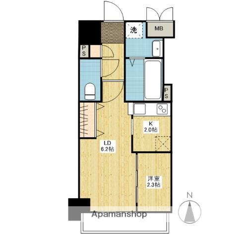 月光鎮守府(1LDK/7階)の間取り写真