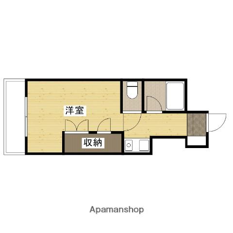 サンピア白樺(ワンルーム/4階)の間取り写真