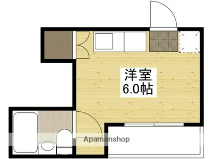 和陽ハイツ(ワンルーム/4階)の間取り写真