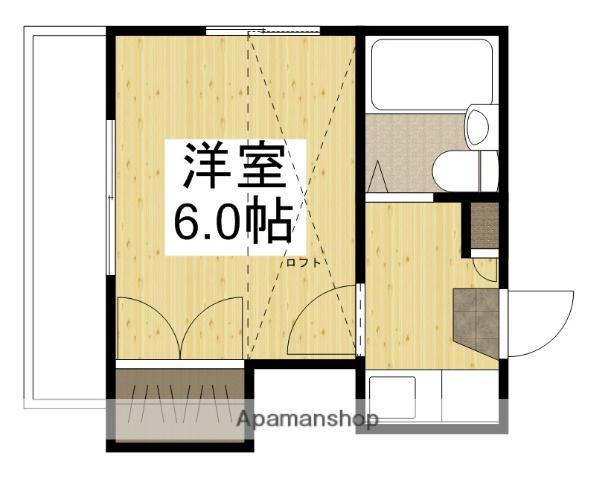 メゾングリーン(1K/2階)の間取り写真