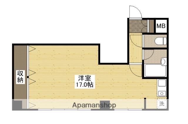 ドエル十日市(ワンルーム/3階)の間取り写真