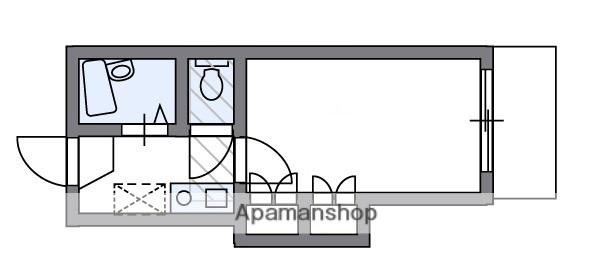 レオパレス南本庄(1K/2階)の間取り写真