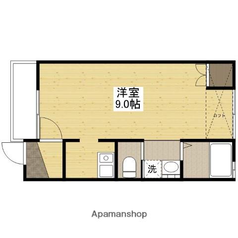 グレイス手城(ワンルーム/1階)の間取り写真